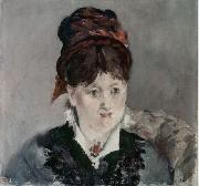 Edouard Manet Portrait d'Alice Lecouve dans un Fautheuil oil on canvas